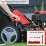 Rasenmäher MS225-53E Scheppach – E-Start | Radantrieb | 7PS | 53cm Schnittbreite | 65 Liter Fangkorb