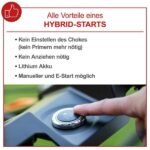 Rasenmäher MS225-53E Scheppach – E-Start | Radantrieb | 7PS | 53cm Schnittbreite | 65 Liter Fangkorb