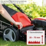 Benzinrasenmäher MS173-51 Scheppach mit Motoröl & Ersatzmesser – 51cm Schnittbreite | Radantrieb