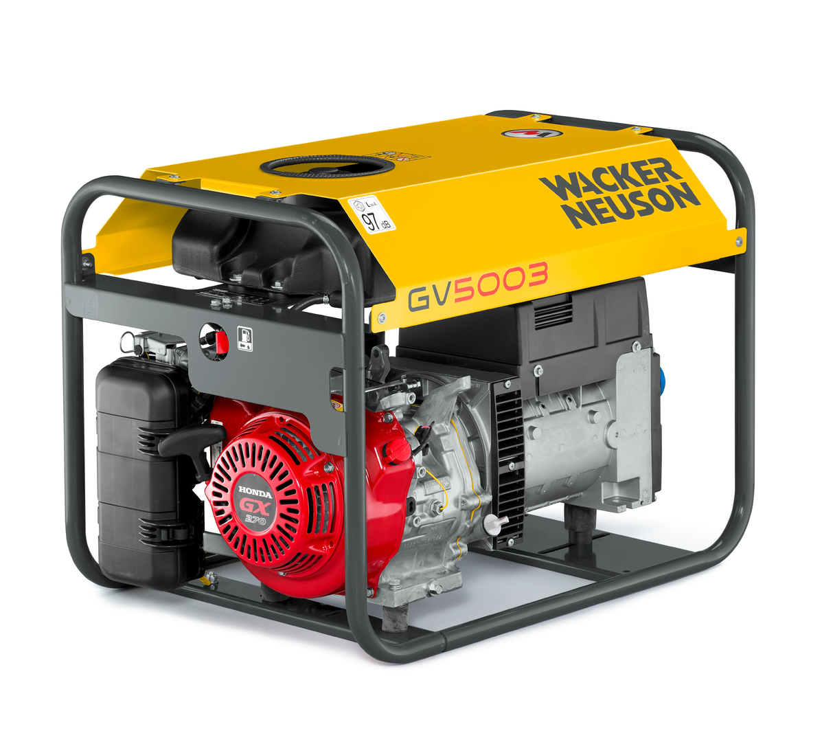 WACKER NEUSON GV 5003A benzinbetriebener Stromerzeuger 230 / 400 Volt | 5,2 kVA