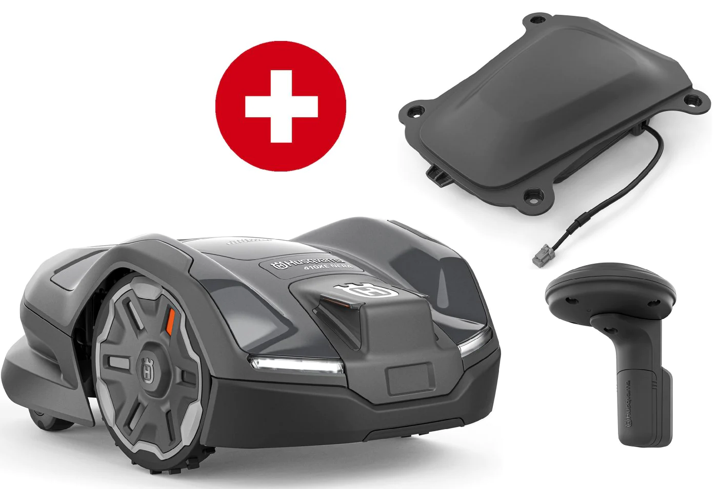 Husqvarna Automower 410XE NERA mit EPOS RS1 und EPOS Plug-In – Modell 2024