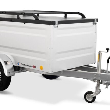 TPV Kofferanhänger 1300kg KT-EB3 Geschlossen Gebremst Alu-Zink