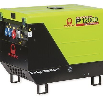 PRAMAC P 12000 THB AVR benzinbetriebener Stromerzeuger 230 / 400 V | 13,9 kVA (E-Starter)