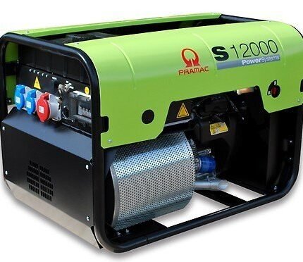 PRAMAC S 12000 THB (AVR oder BAU) benzinbetriebener Stromerzeuger 230 / 400 V | 13,9 kVA (E-Starter)