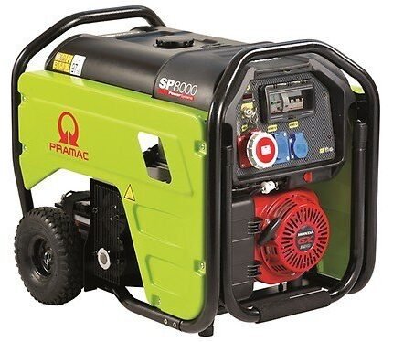 PRAMAC SP 8000 THI AVR benzinbetriebener Stromerzeuger 230 / 400 V | 8,8 kVA