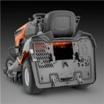 HUSQVARNA TC 242 T mit Schneeschild 120Plus & Gartentraktoren Anhänger 275