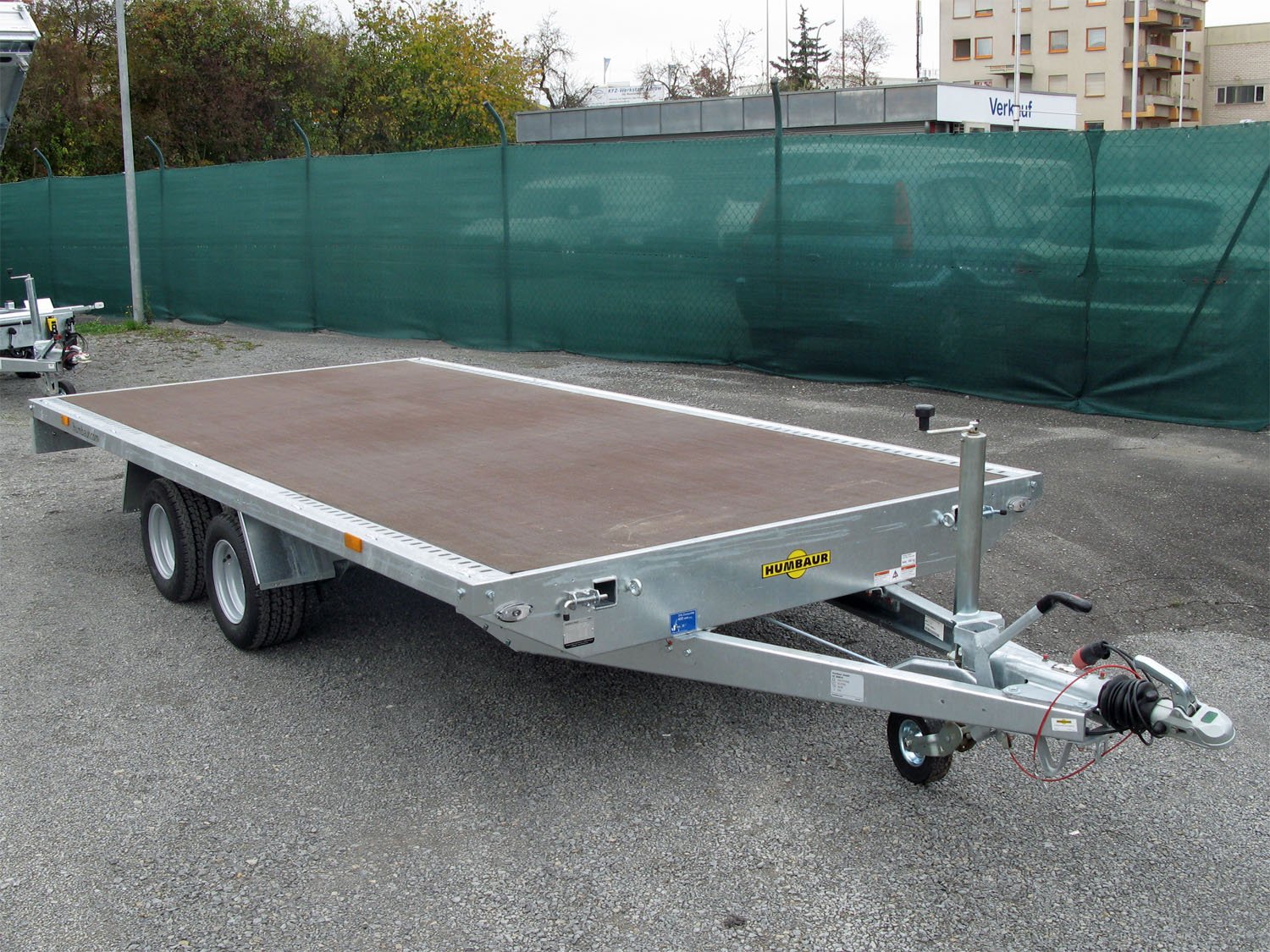 Humbaur Universal 3000 Seilwinde, Alu Bordwände 350 mm, Auffahrbohlen