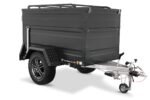 Offroad Anhänger 1000kg schwarz KT-EB2 Plus mit Bordwanderhöhung