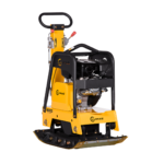 LUMAG RP-160HPC – Rüttelplatte reversierbar mit 160 kg inkl. Transportfahrwerk und Gummimatte