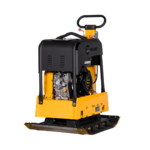 LUMAG RPi38D – Rüttelplatte reversierbar mit 292 kg inkl. Transportfahrwerk und Gummimatte